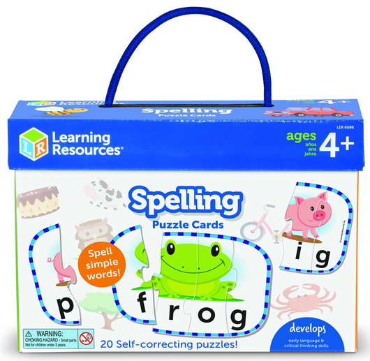 Spelling Puzzle Cards LER6086