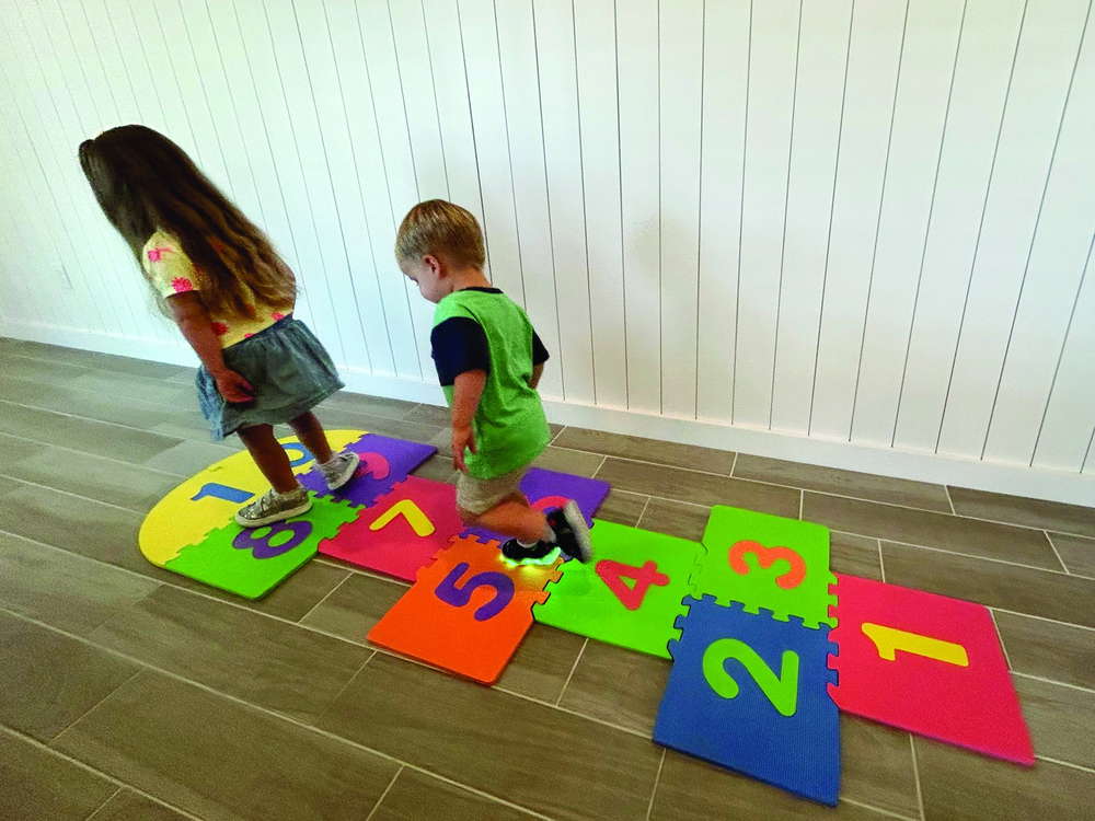 Foam Interlocking Hopscotch Play Mat - KD-FM3202