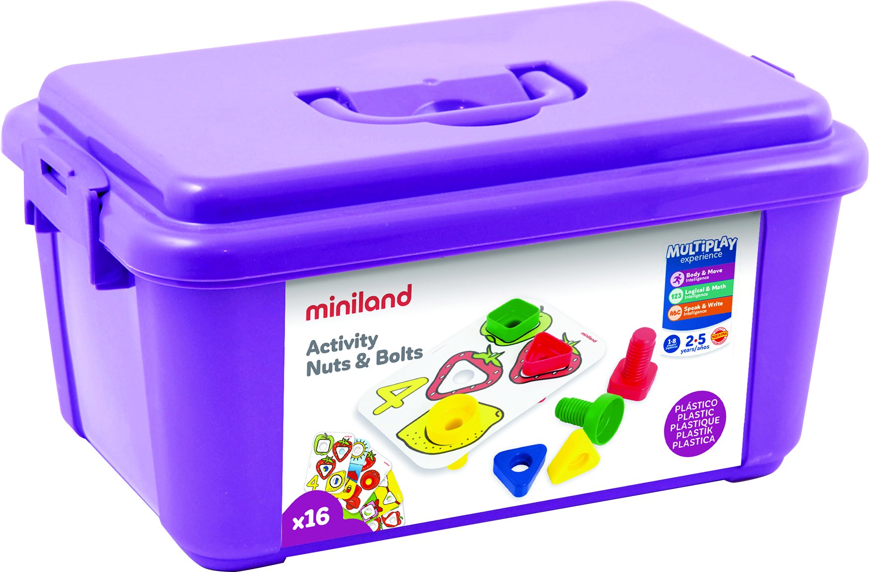 Nuts & Bolts School Activity Set, 72-Piece Set MIN31759