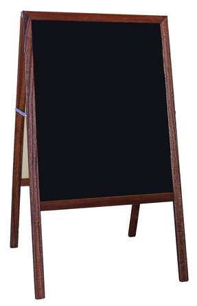 Stained Black Chalkboards Marquee Easel, 42" x 24"
