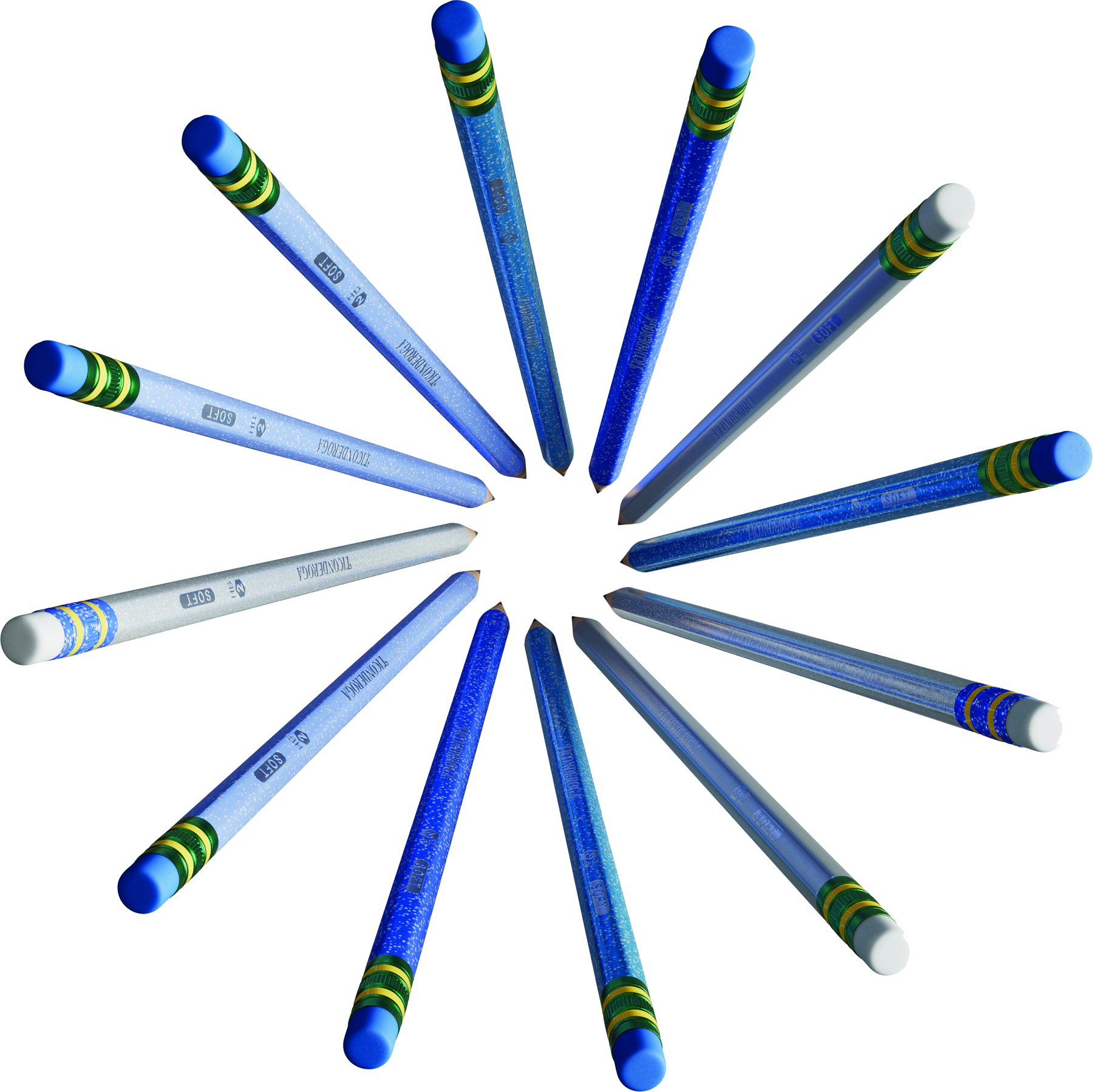 Ticonderoga® Arctic Blue # 2 Pencil Assortment, 18 count