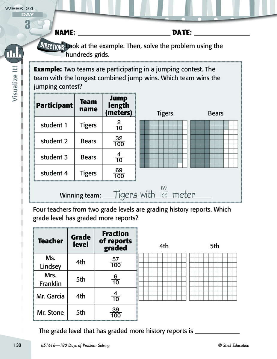 180 Days of Problem Solving for Fourth Grade SEP51616