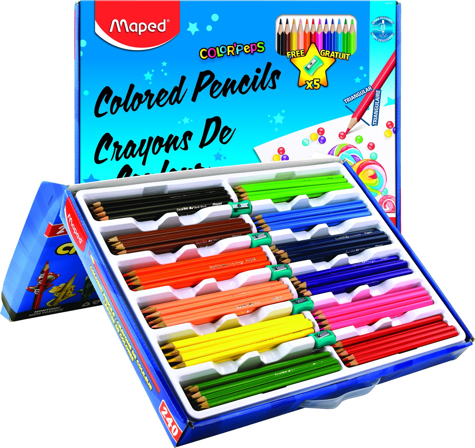 Zensations™ Refillable Mechanical Colored Pencils, Pack of 12 - Zen