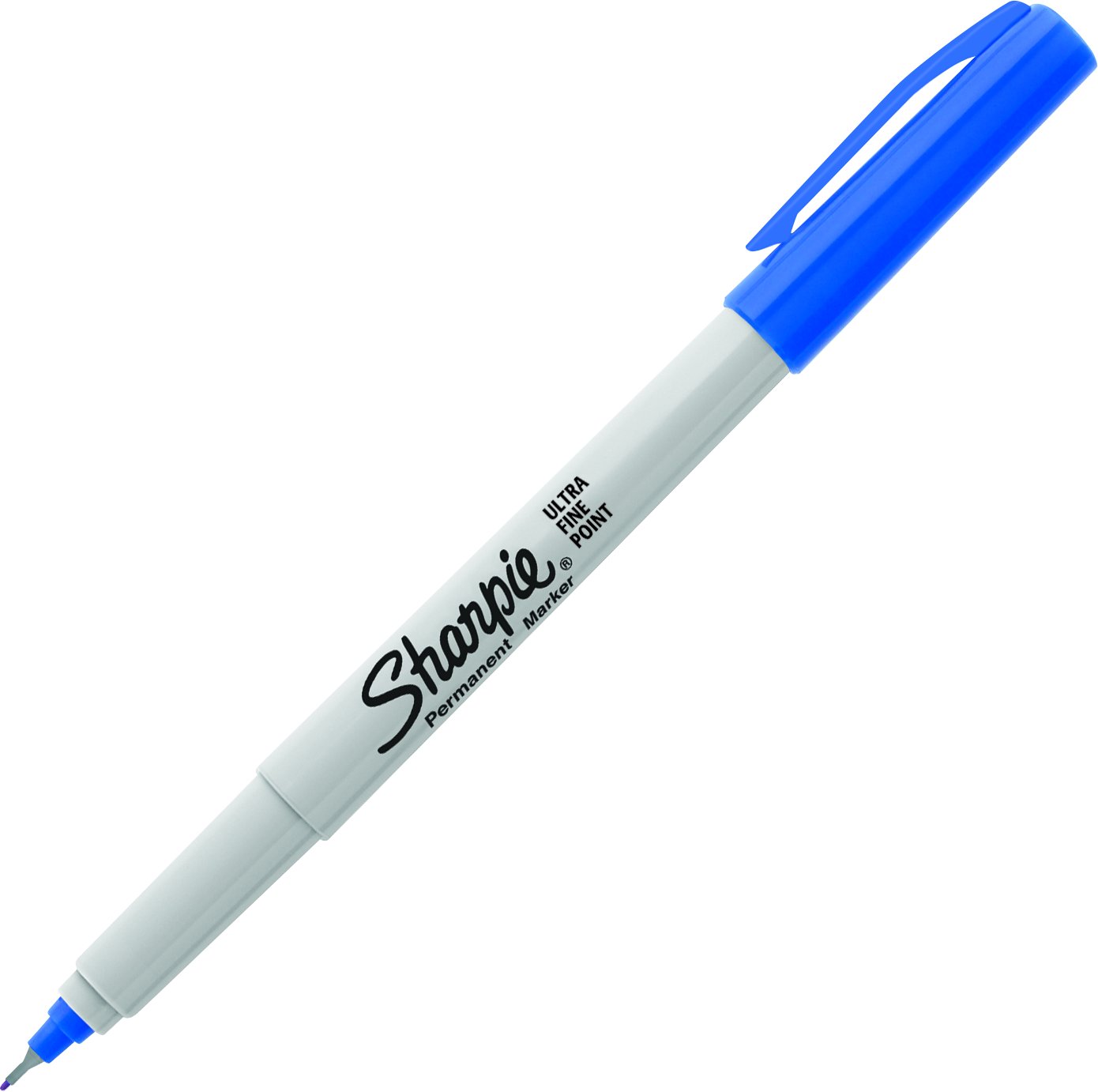 Sharpie Ultra-Fine Point Marker, Blue, Pack of 12