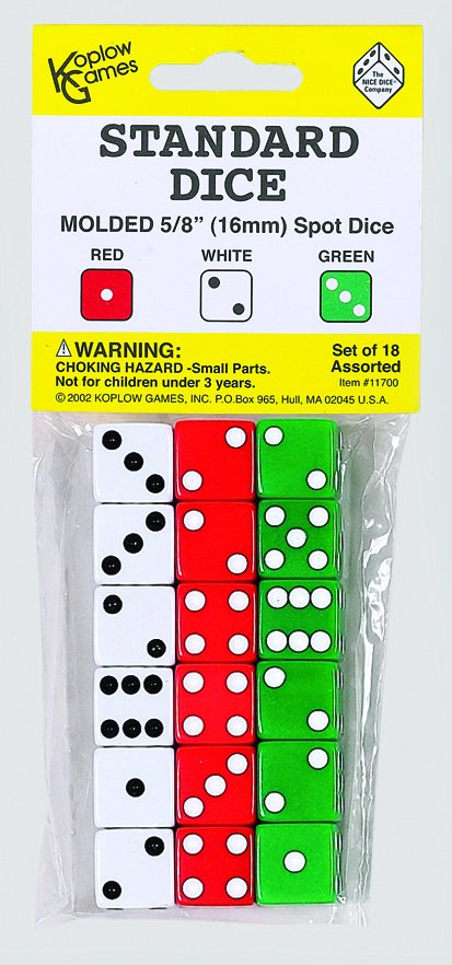 Classroom Dice Set KOP11702