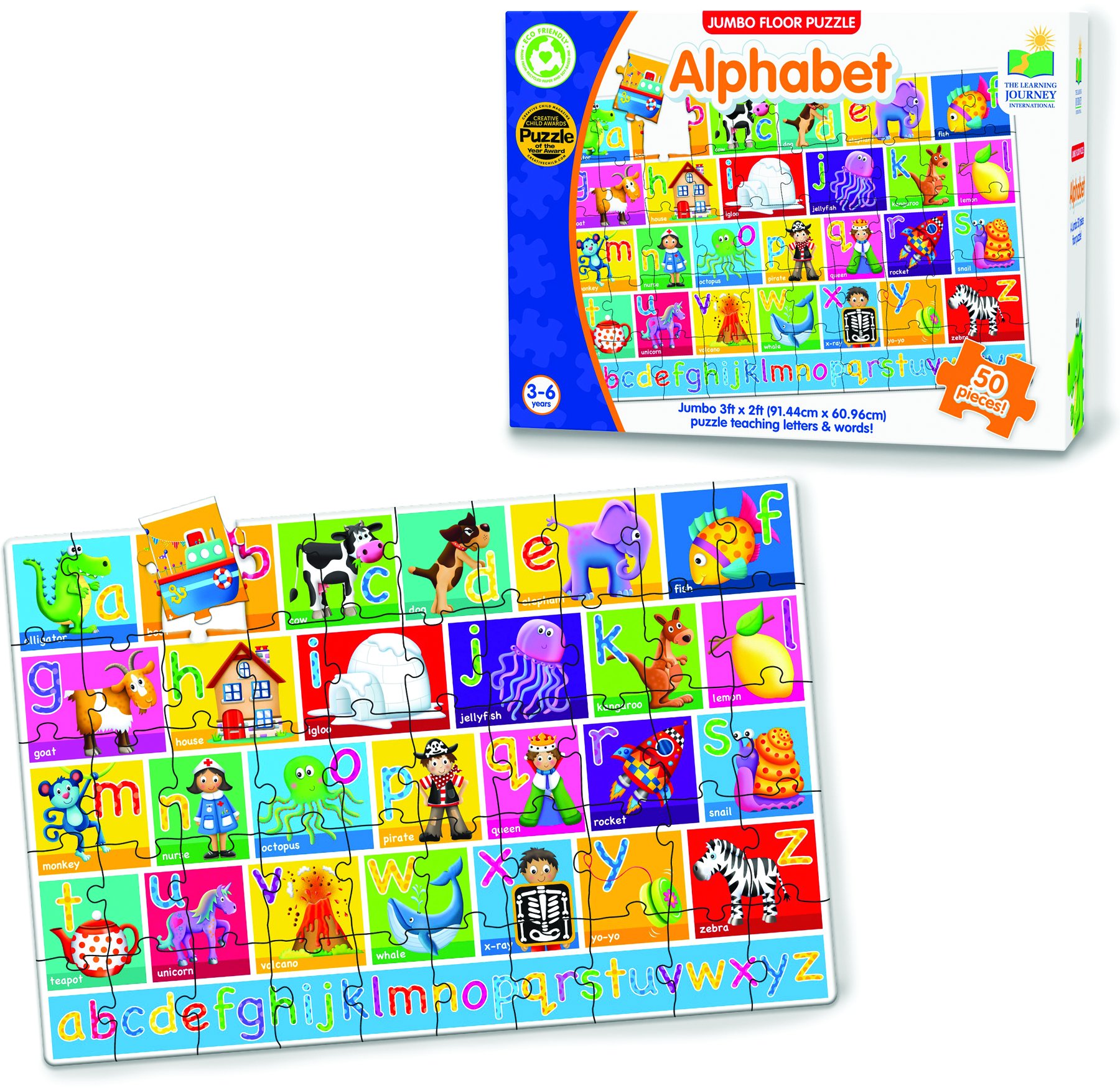 Jumbo Floor Puzzle: Alphabet LJ-436318