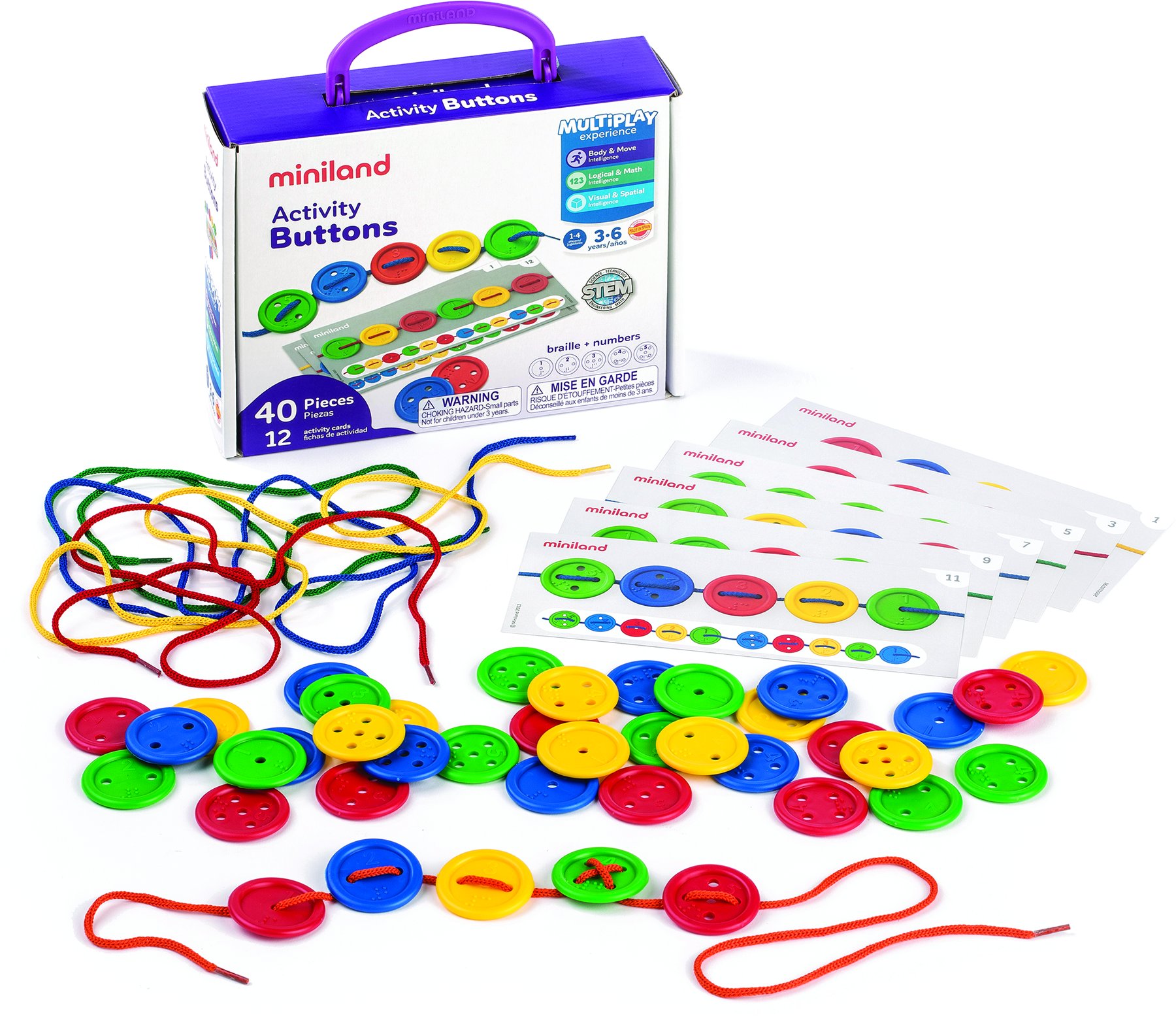 Junior GeoStix® Mini Jar, Set of 160 Edx Education® CTU21359