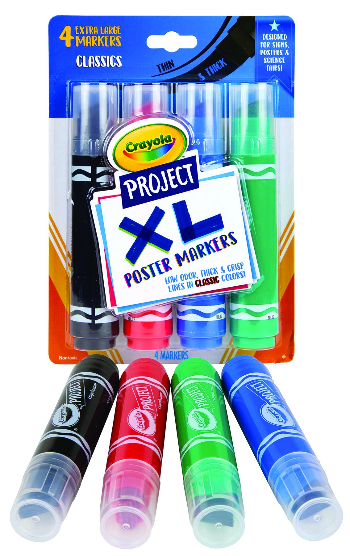 CRA-Z-ART 50CT SUPERTIP MARKERS, BOX, WM PDQ - (7/14) - 01328WM-14