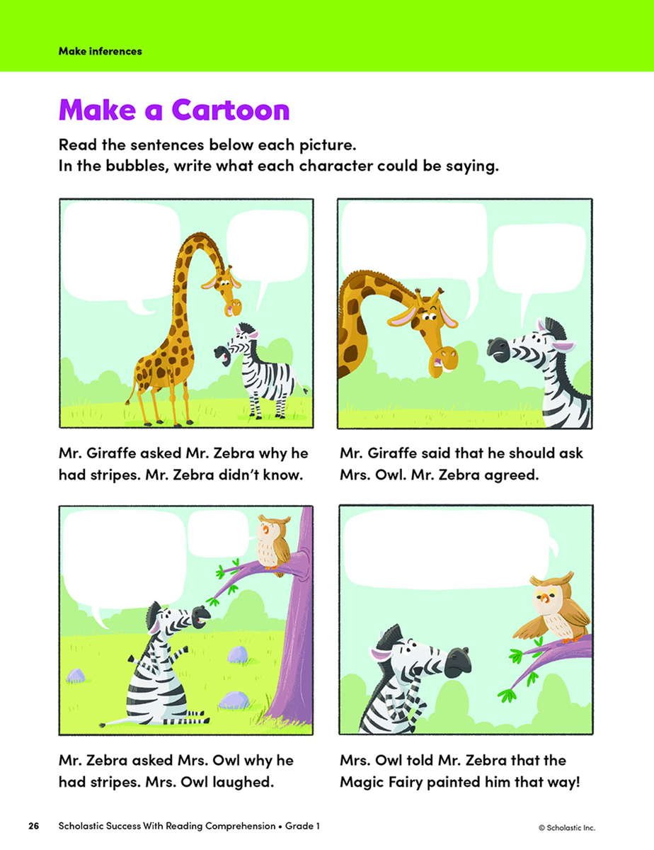 Scholastic Success With Reading Comprehension, Grade 1 SC-735542