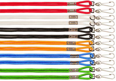 Lanyards, Assorted, Pack of 12