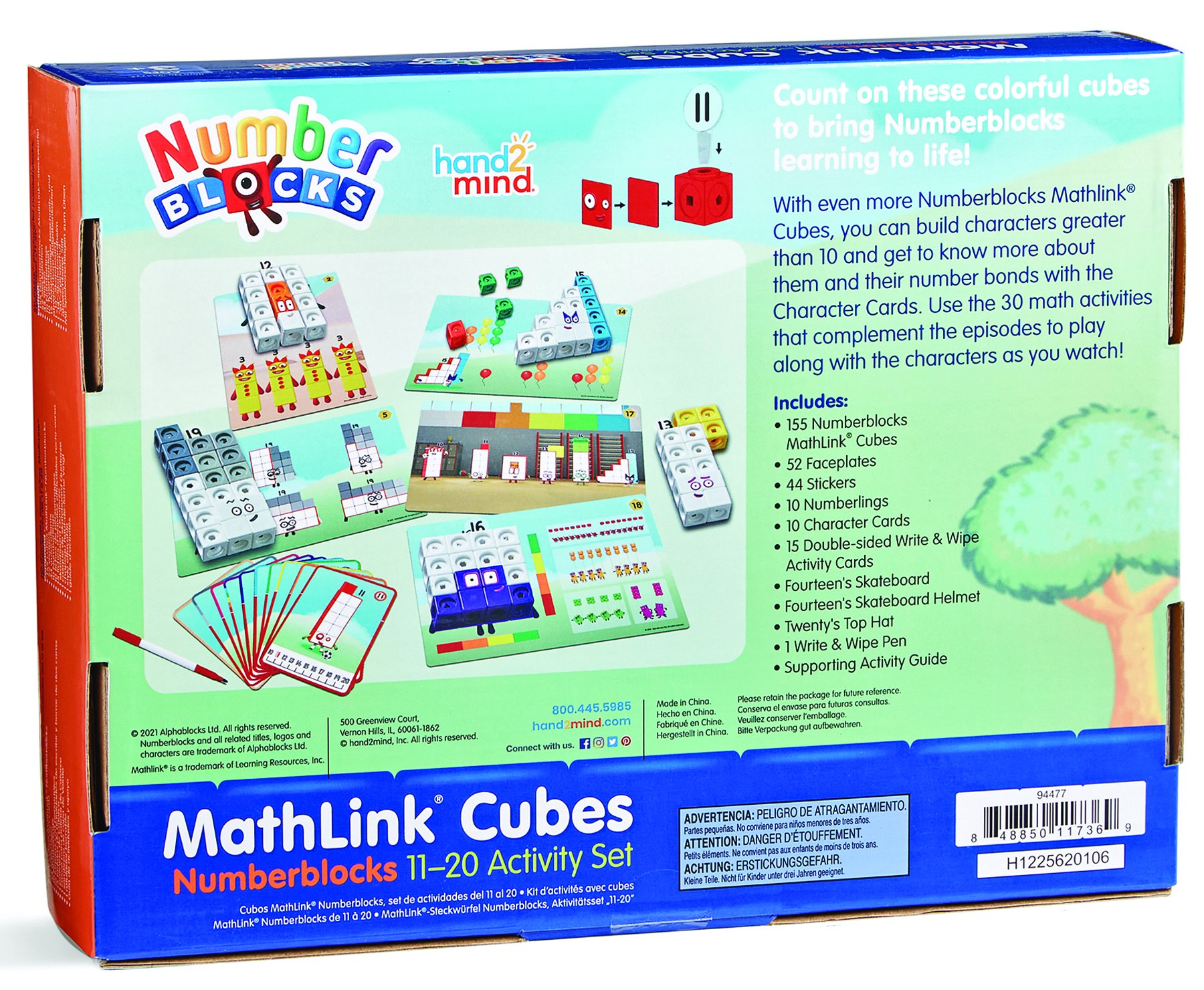 MathLink® Cubes Numberblocks 11–20 Activity Set