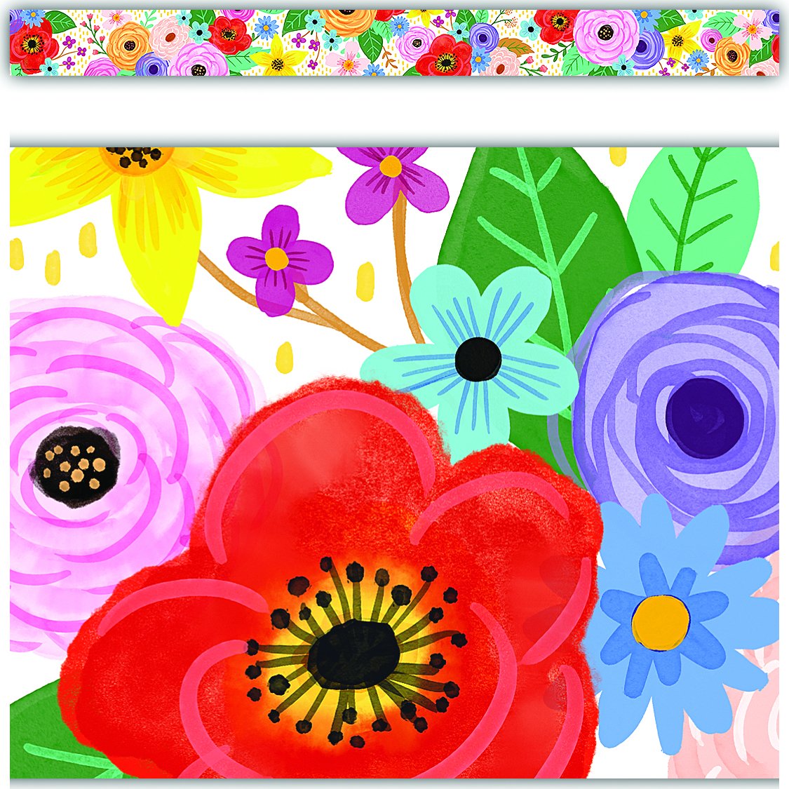 Royal Blue Stylish Scallops Border EZ Border® - Creative Teaching P