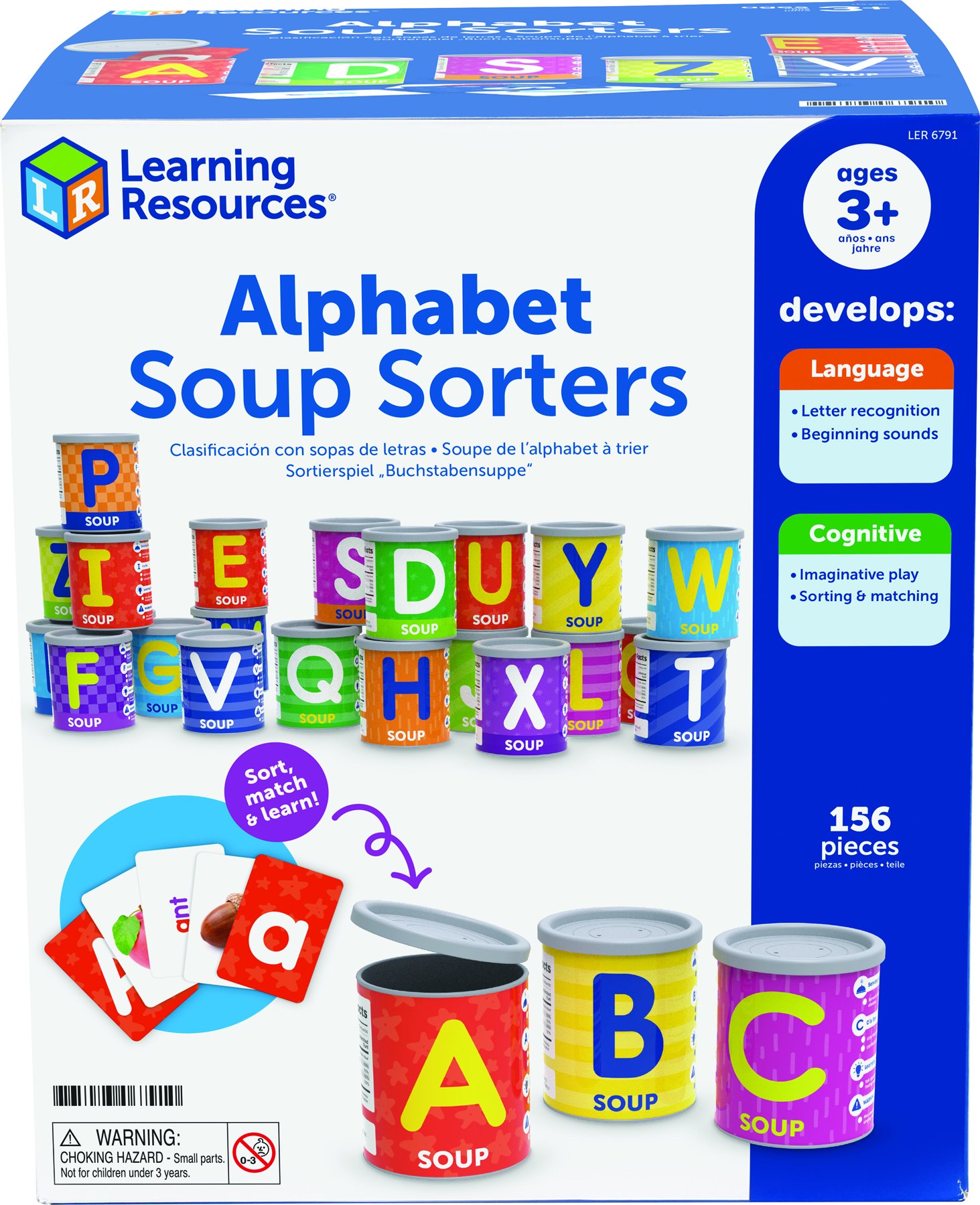 Alphabet Soup 2枚 Alphabet Soup Sorters LER6791