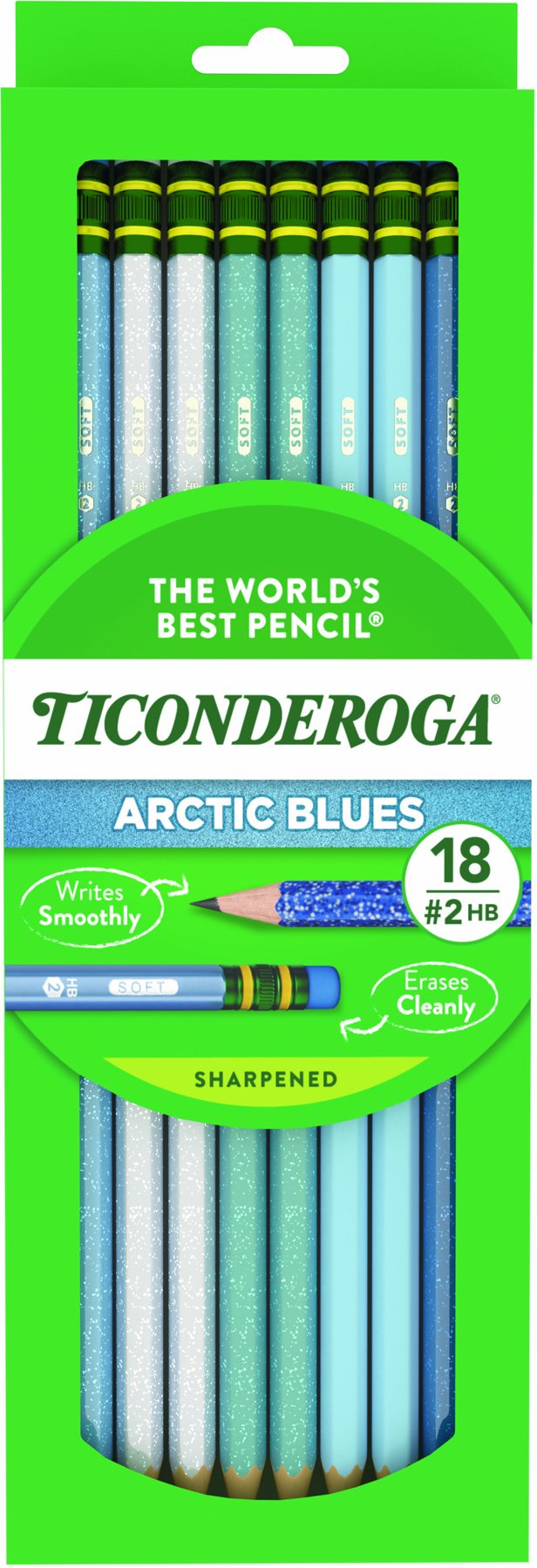 Ticonderoga® Arctic Blue No. 2 Pencil Assortment, 18 count DIXX13418