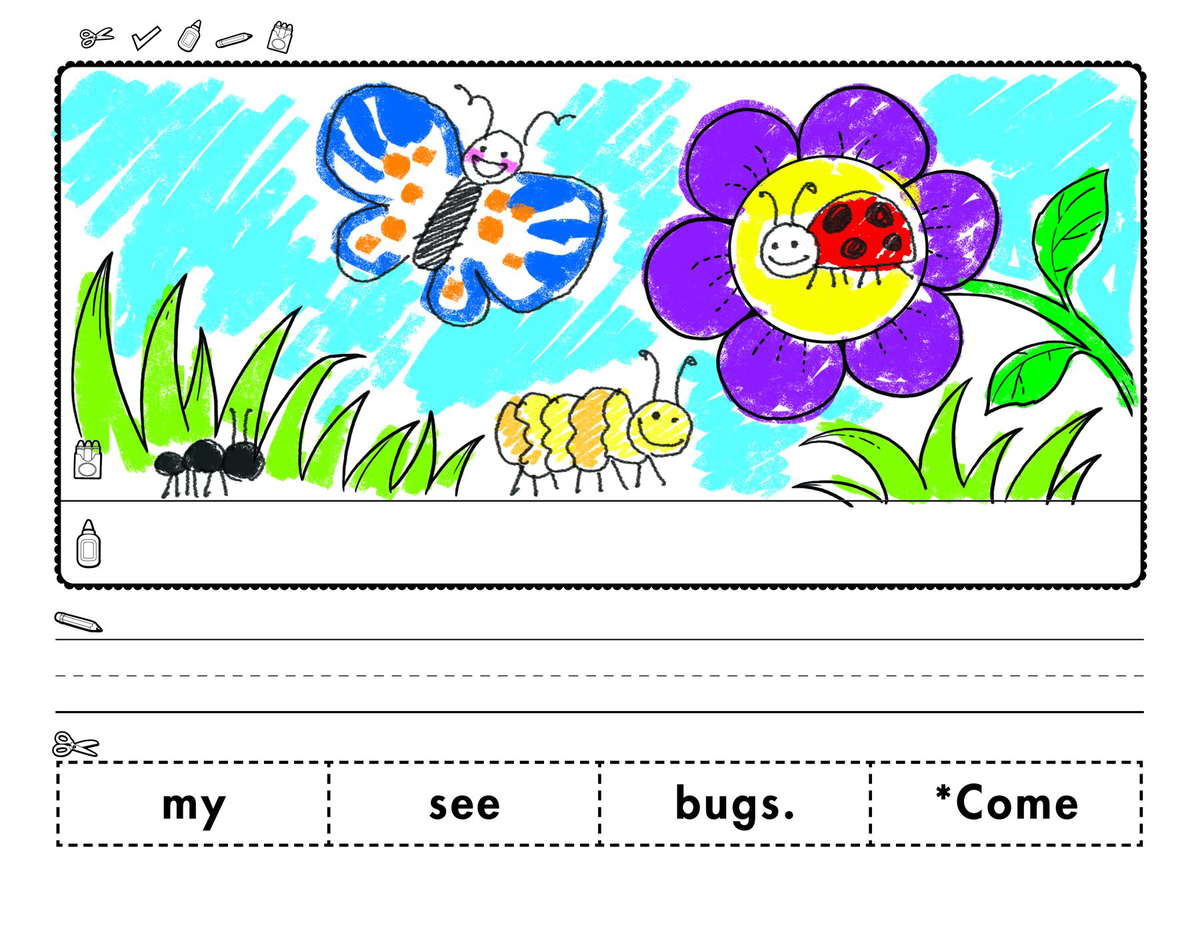 Cut & Paste Sight Word Sentences CTP7180