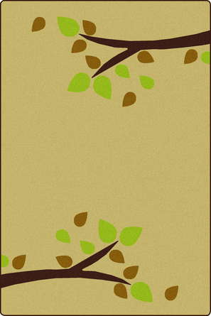 KIDSoft™ Branching Out Carpet, 4' x 6', Tan