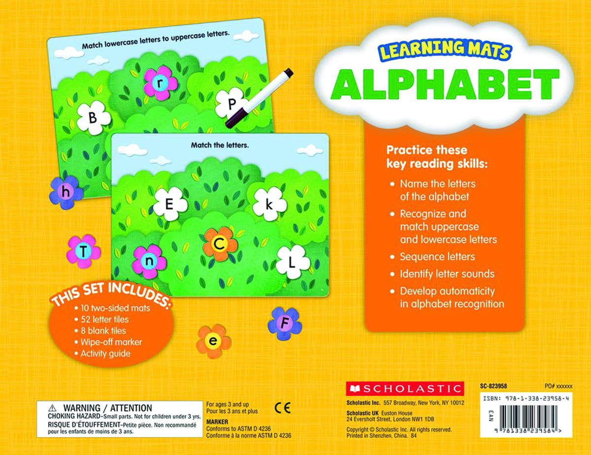 Learning Mats: Alphabet SC-823958