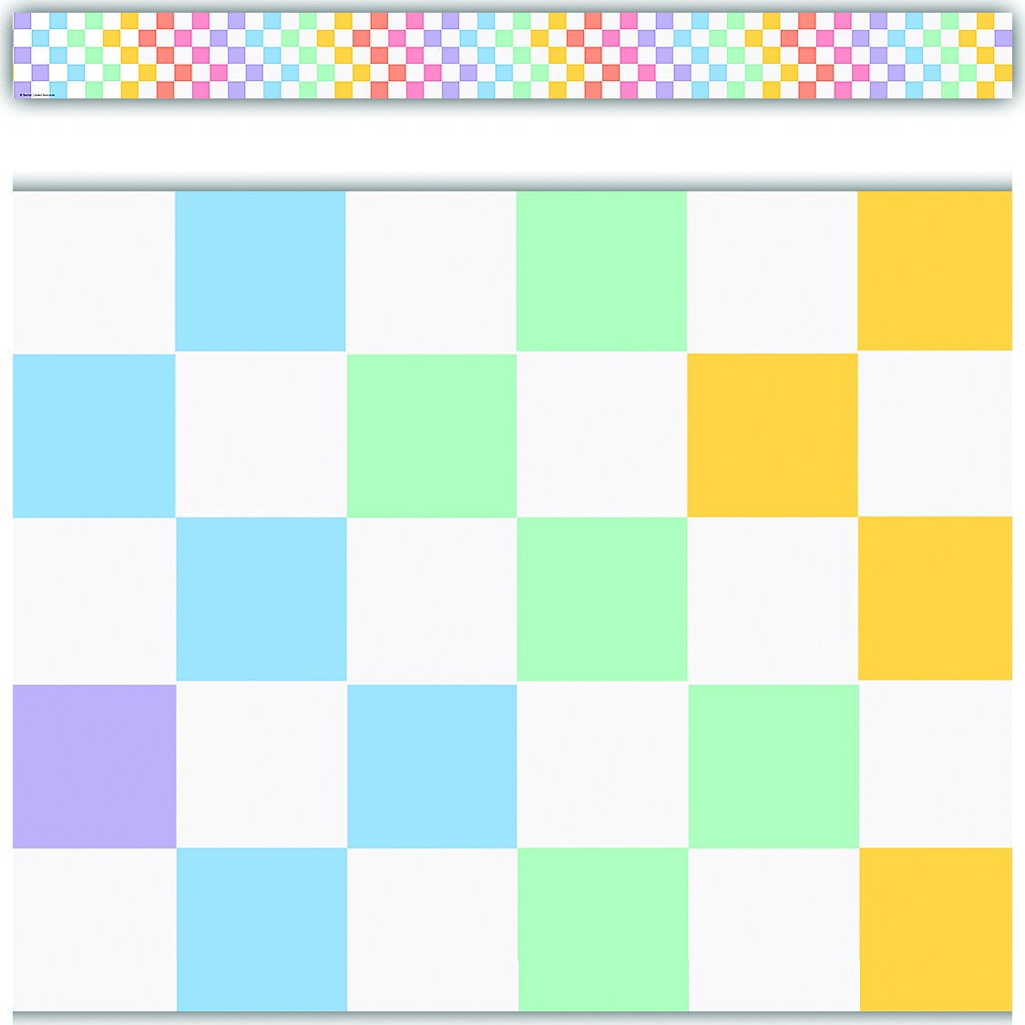 Color Crush Stripes Straight Border Trim TCR9372