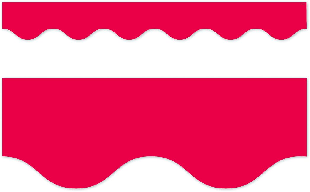 Core Decor Red Wavy EZ Border - CTP11063